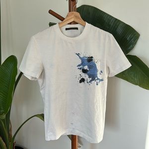 LV Paint Splatter T Shirt